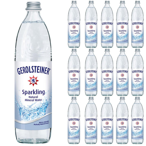 Gerolsteiner, Natural Sparkling Mineral Water, 25.3 Ounce