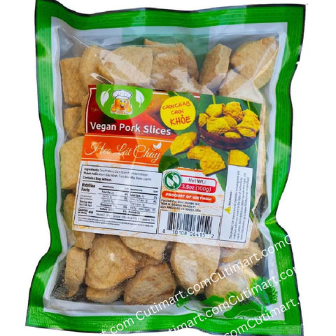Smile Vegan Pork Slices (Heo Lát Chay) - 100g / 3.5oz