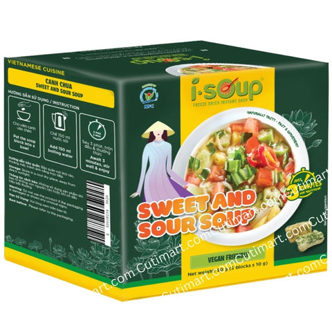 I-Soup Sweet And Sour Soup Freeze Dried Instant Soup (Canh Chua) - 50g / 1.76oz
