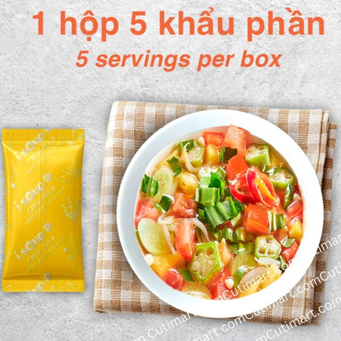 I-Soup Sweet And Sour Soup Freeze Dried Instant Soup (Canh Chua) - 50g / 1.76oz