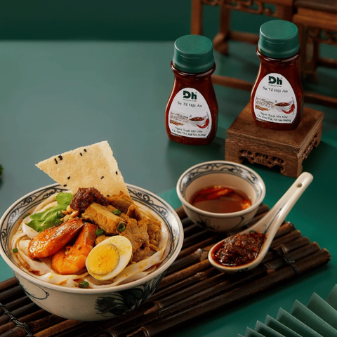 DhFoods Hoi An Chili Satay Sauce (Sốt Sa Tế Hội An) - 100g / 3.53oz