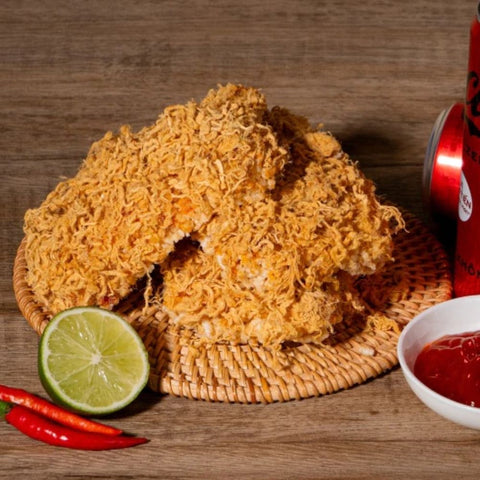 Ma 4 Crisy Rice Cakes with Pork Floss (Cơm Cháy Chà Bông) - 255g/9oz