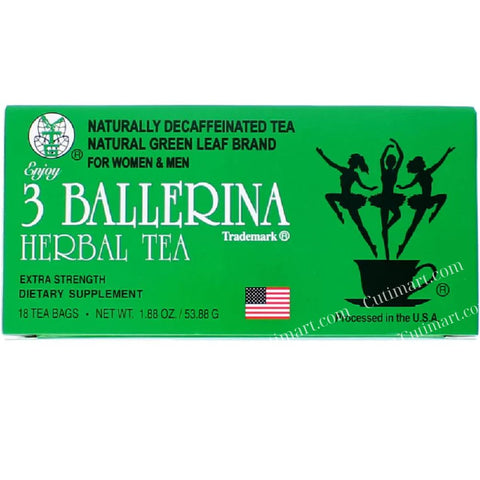 3 Ballerina Tea Drink Extra Strength, 18 Count