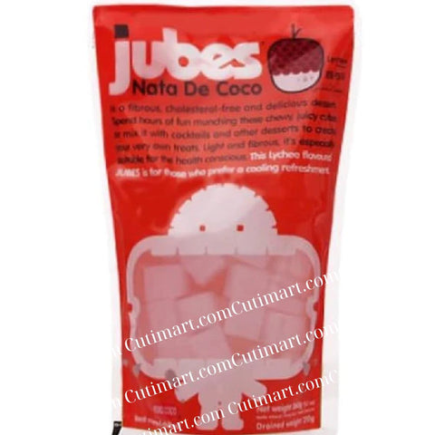 Jube Nata De Coco with 100% Coconut Water (Original/Lychee/Mango/Strawberry Flavor)