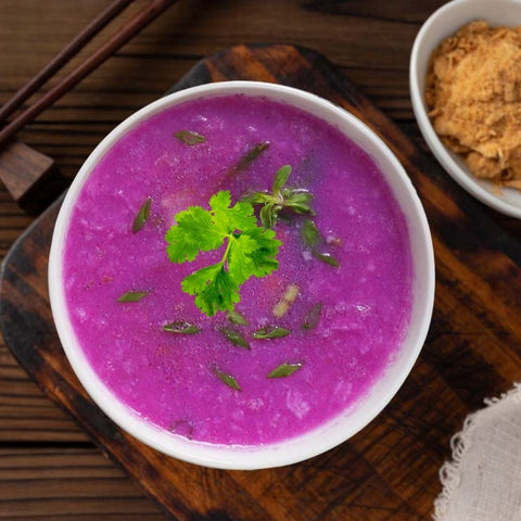 I-Soup Purple Yam Soup Freeze Dried Instant Soup (Canh Khoai Mỡ) - 55g / 1.94oz