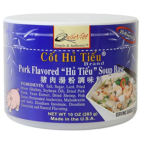 Quoc Viet Foods Pork Flavored "Hu Tieu" Soup Base (Cốt Hủ Tiếu) - 10oz