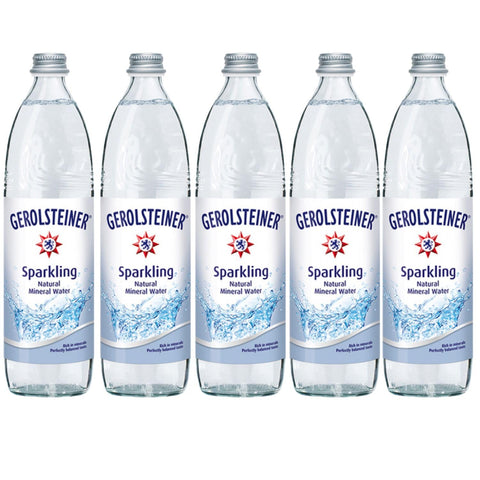 Gerolsteiner, Natural Sparkling Mineral Water, 25.3 Ounce