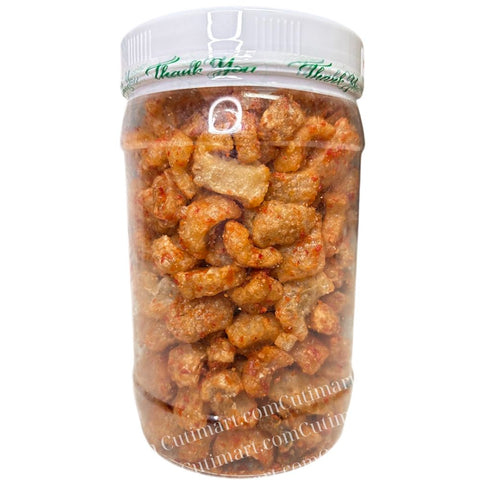 Ma 4 Crispy Pork Rinds with Fish Sauce, Garlic & Chili (Tóp Mỡ Rim Tỏi Ớt Nước Mắm) - 283g/10oz