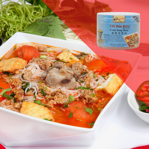 Quoc Viet Foods Crab Soup Base (Cốt Bún Riêu)- 10oz