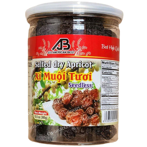 AB Salted Dry Apricot/Plum (Xí Muội Tươi) - 300g