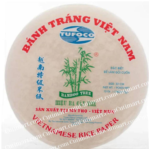 Bamboo Tree Spring Roll Rice Paper (Bánh Tráng) 22cm