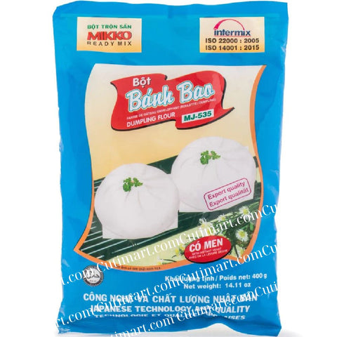 Mikko Dumpling Flour/Steam Buns Mix (Bột Bánh Bao Mikko ) 14.1 oz