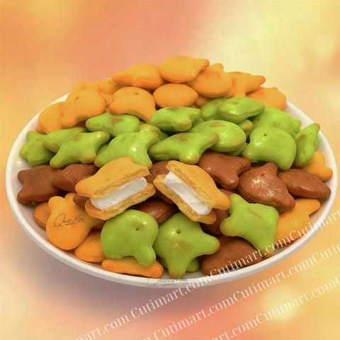 Smile Mixed Flavor Bear Biscuits (Bánh Gấu Mix 3 Vị) - 350g / 12.3oz