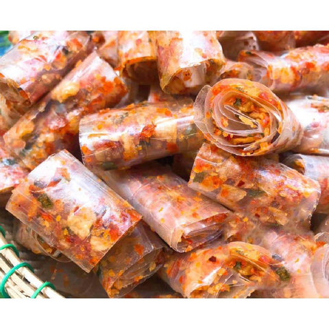 3 Mien Instant Rice Paper With Shrimp (Bánh Tráng Cuộn Tôm) - 150g