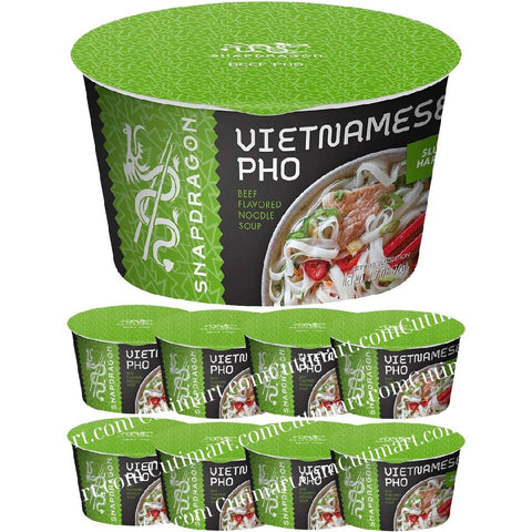 Snapdragon Vietnamese Pho Soup Bowl, Beef Pho, 2.7 oz -Pack 9