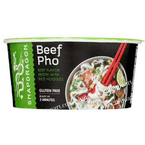 Snapdragon Vietnamese Pho Soup Bowl, Beef Pho, 2.7 oz -Pack 9