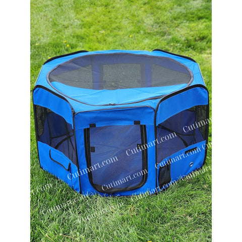 Portable Pet Playpen 45 x45x22" Premium Large Size Puppy Kennel (Lồng Thú Cưng)