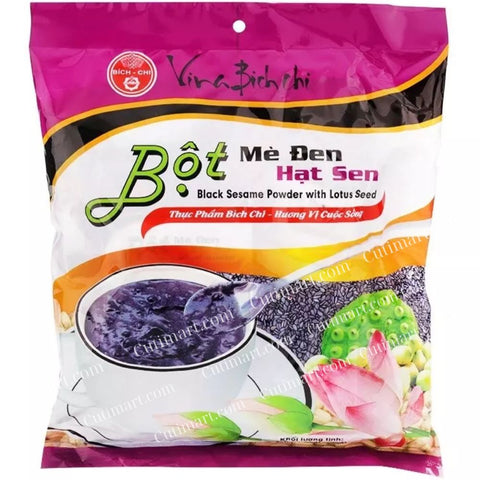 Vina Bich Chi Black Sesame Powder With Lotus Seed (Bột Mè Đen Hạt Sen) - 350g