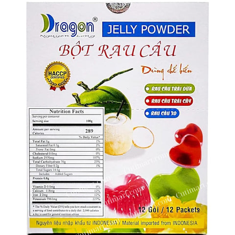 DRAGON Nguyen Long Jelly Powder (Bột Rau Câu) - 0.35 OZ