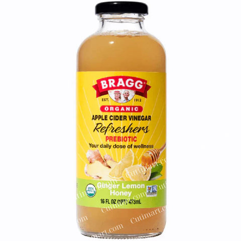 Bragg Apple Cider Vinegar - Ginger Lemon Honey 16 fl oz