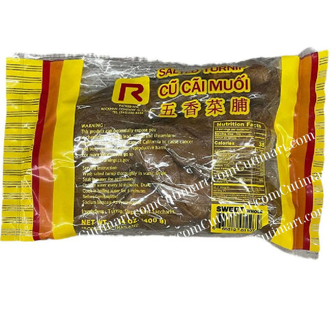 Rockman Salted Whole Turnip (Củ Cải Muối Nguyên Củ) - 14oz