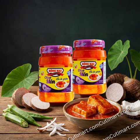 Bong Mai Preserved Taro Beancurd (Chao Môn Bông Mai) - 370g / 13oz