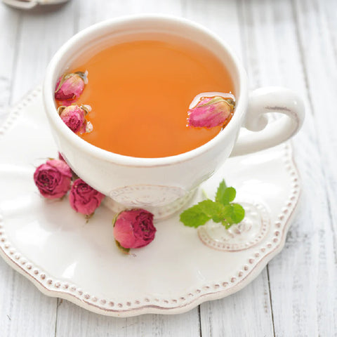 Chatramue Oolong Tea Mixed Rose Petals Powder 30 Sachets