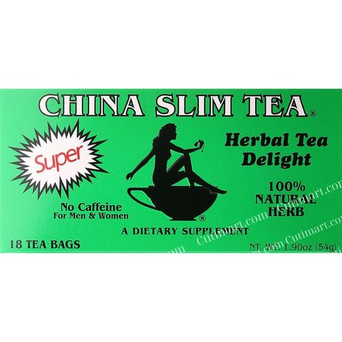 China Slim Tea Herbal Tea Delight (Trà Thảo Mộc Giảm Cân) - 1.90 Oz