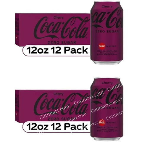 Coca-Cola Cherry Zero Sugar - 24 Packs
