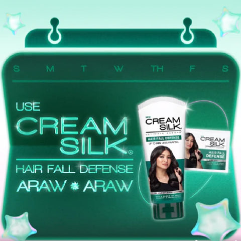 Cream Silk Conditioner Hair Fall Defense, 180ml