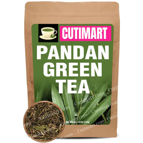 CutiMart Pandan Tea Loose Leaf (Trà Sâm Dứa)- 4oz