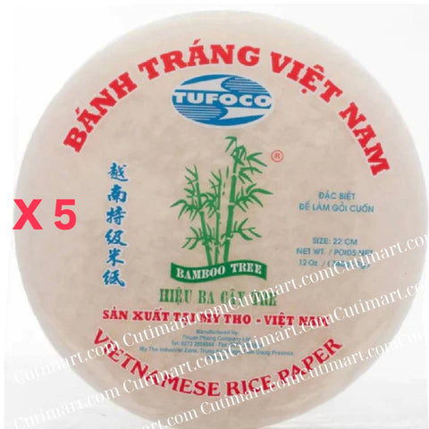 Bamboo Tree Spring Roll Rice Paper (Bánh Tráng) 22cm