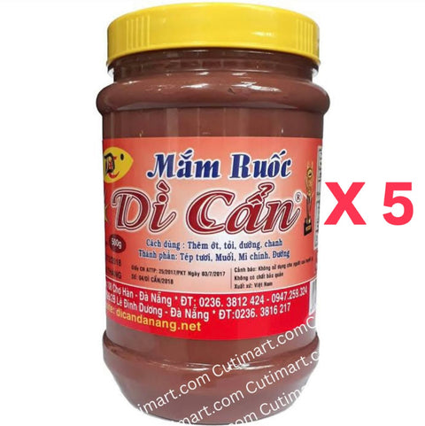Di Can Fermented Shrimp Paste (Mắm Ruốc Dì Cẩn) - 500g / 17.7oz