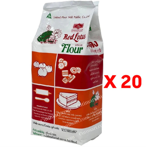 Red Lotus Special Flour for Steamed Cakes (Bột Bánh Bao) - 35 oz