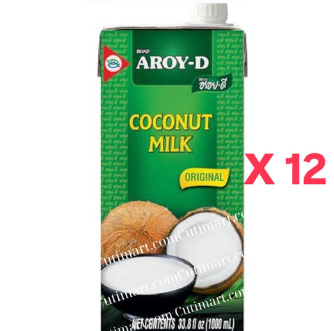 Aroy-D Coconut Milk (Nước Cốt Dừa) - 1000 ml