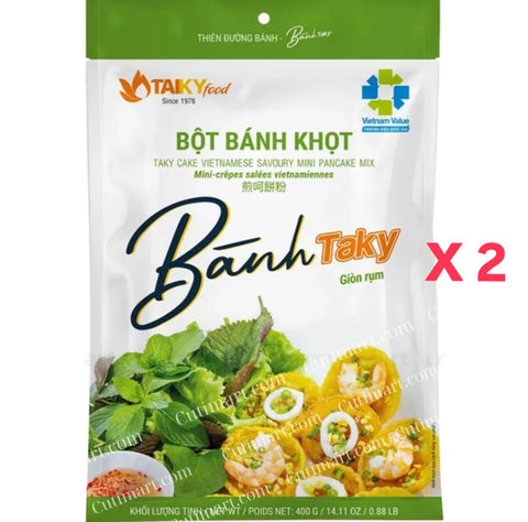 Taky Vietnamese Savoury Mini Pancake Mix (Bột Bánh Khọt) - 14.11 Oz