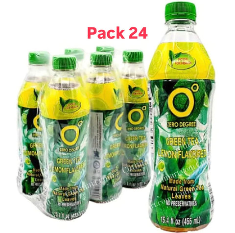 Zero Degree Green Tea Lemon Flavor - 455ml