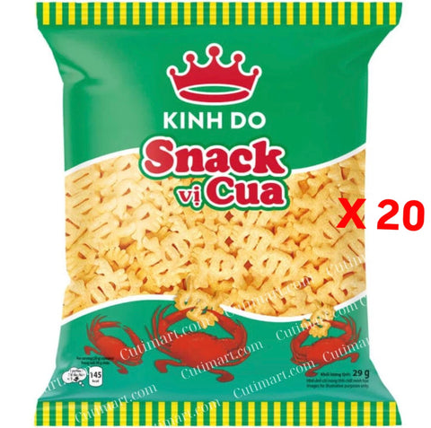 Kinh Do Crab Chips (Snack Vị Cua Kinh Đô) - 29G