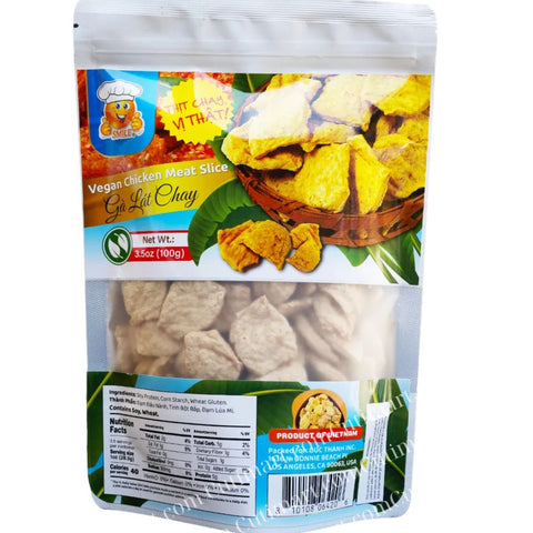 Smile Vegan Chicken Meat Slice (Gà Lát Chay) - 100g / 3.5oz