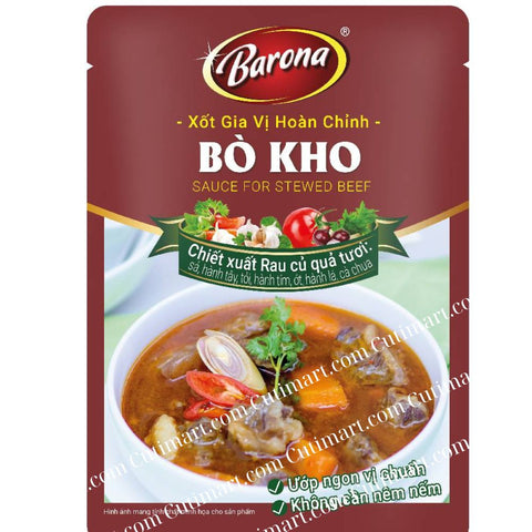 Barona Sauce forStewed Beef (Gia Vị Bò Kho) - 80g