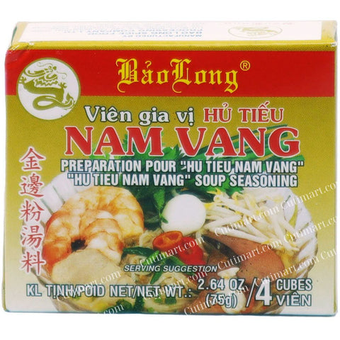 Bao Long Hu Tieu Nam Vang Soup Seasoning (Viên Gia Vị Hủ Tiếu Nam Vang) - 2.64 Oz