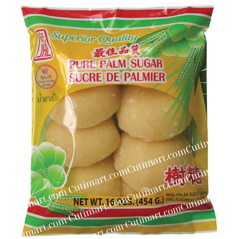 JHC Pure Palm Sugar 16Oz / 454g (Pack of 1)