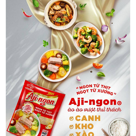 Ajinomoto Aji-ngon Seasoning Pork Flavor (Hạt Nêm Heo Aji-ngon) - 31oz