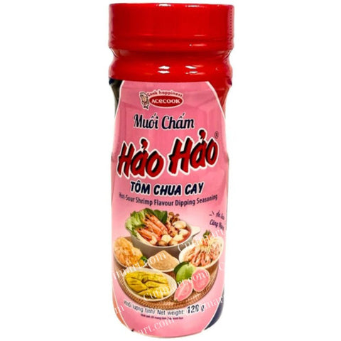 Hao Hao Spicy & Sour Shrimp Salt (Muối Chấm Hảo Hảo Tôm Chua Cay) - 120g