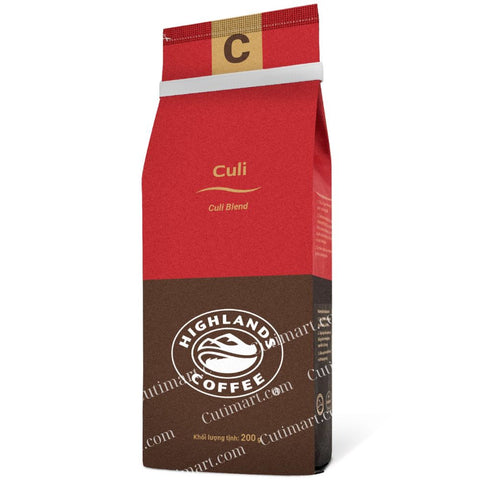 Highlands Culi Blend Ground Coffee (Cà Phê Xay Culi) 200gr