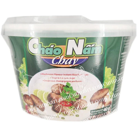 Huong Xua Mushroom Porridge (Cháo Nấm Chay) 40g - Pack 6