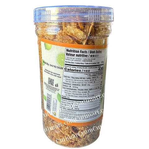 Saigon Gourmet Vegan Chicken Jerky With Lemongrass (Khô Gà Lá Chanh Chay) - 4.23 oz