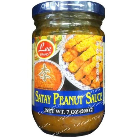 Lee Brand Satay Peanut Sauce(Sốt Đậu Phộng Sa Tế)-7oz