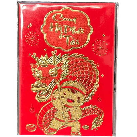 Lucky Red Envelopes (Bao Lì Xì)- 6 count