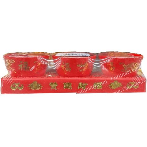 Joss Red Plastic Wine Cup (Ly Rượu Đỏ) - Pack 3